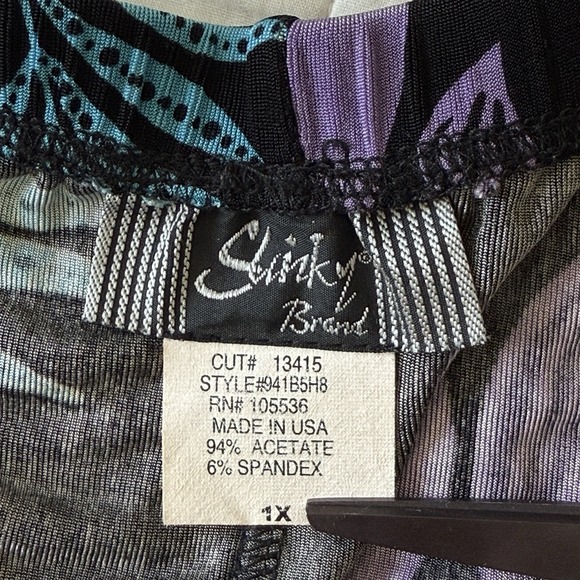 VTG Skirt Women XL Artsy Bold Asymmetrical Hem Y2K 90s Dance Fun - Picture 3 of 5